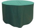 Round 4-6 Seater Furniture Set Cover 188cm x 89cm - Premium - Green